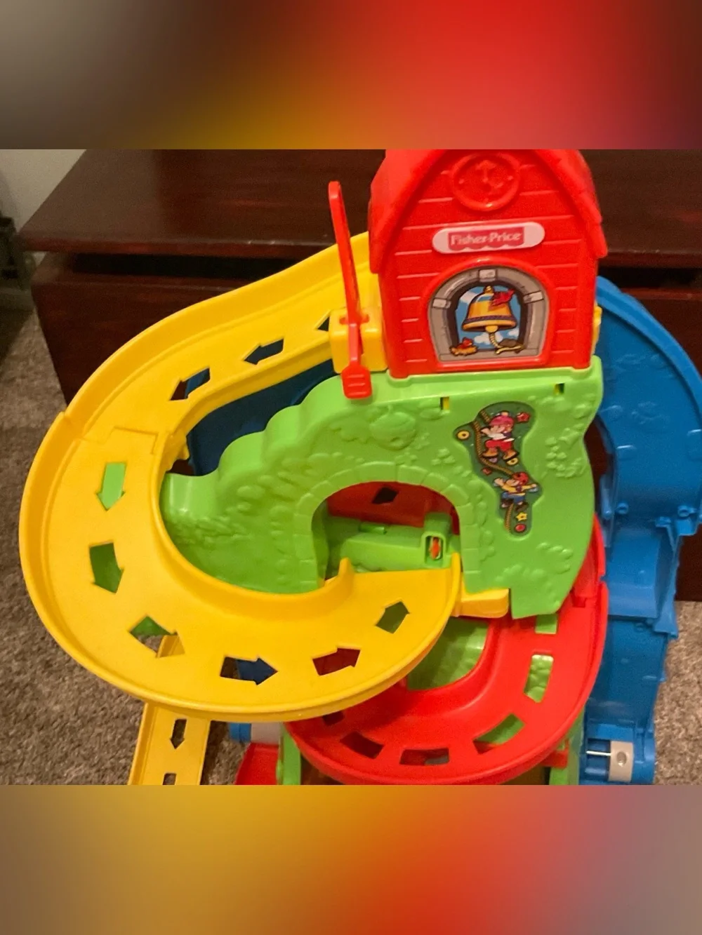 Fisher-Price Little People Wheelies Stand ’n Play Rampway Parking Garage Playset